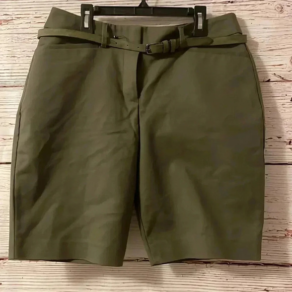 Apt 9 belted Bermuda shorts - Picture 1 of 4